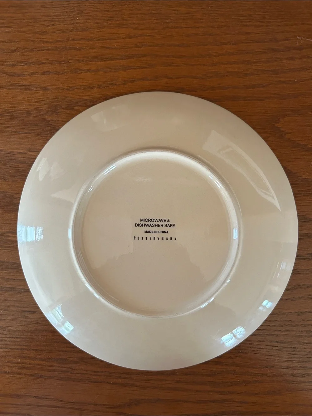 Pottery Barn GRAPHIC BUNNY Salad Plate RARE